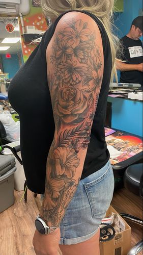 Customer photo review of Signature Tattoo Numbing Cream