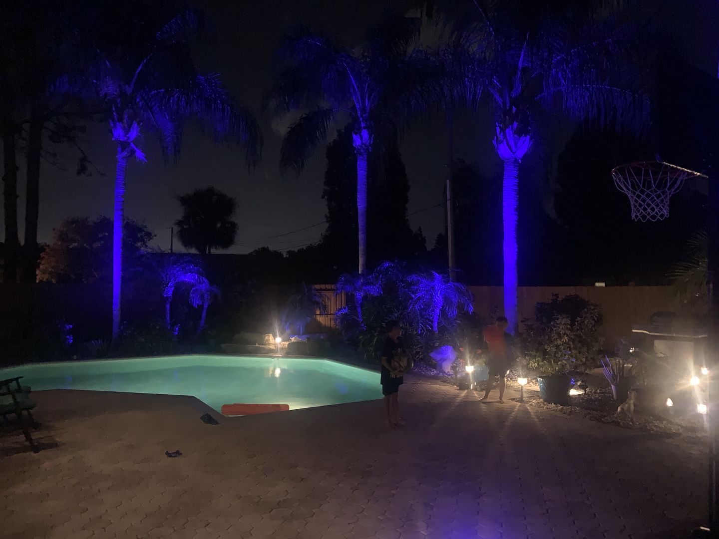 Customer photo review of TSUN 4/7 LEDs Outdoor Solar Spot Lights