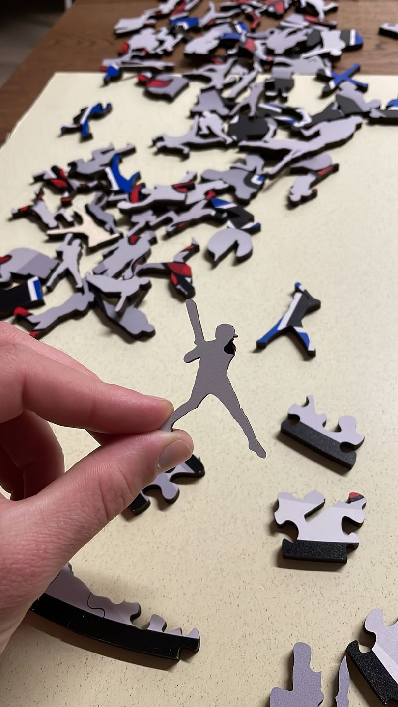 Customer photo review of New York Yankees® - Official Wooden Puzzle