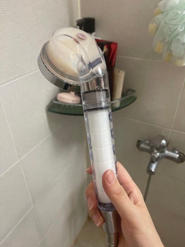Customer photo review of Vita Puresome Shower Head