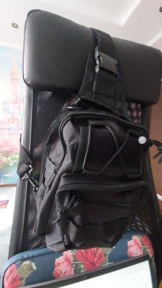 Customer photo review of Sacoche tactique militaire 20L