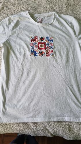 undefined review of Тениска бродирана с шевица "Посоки" image 1 out of 1