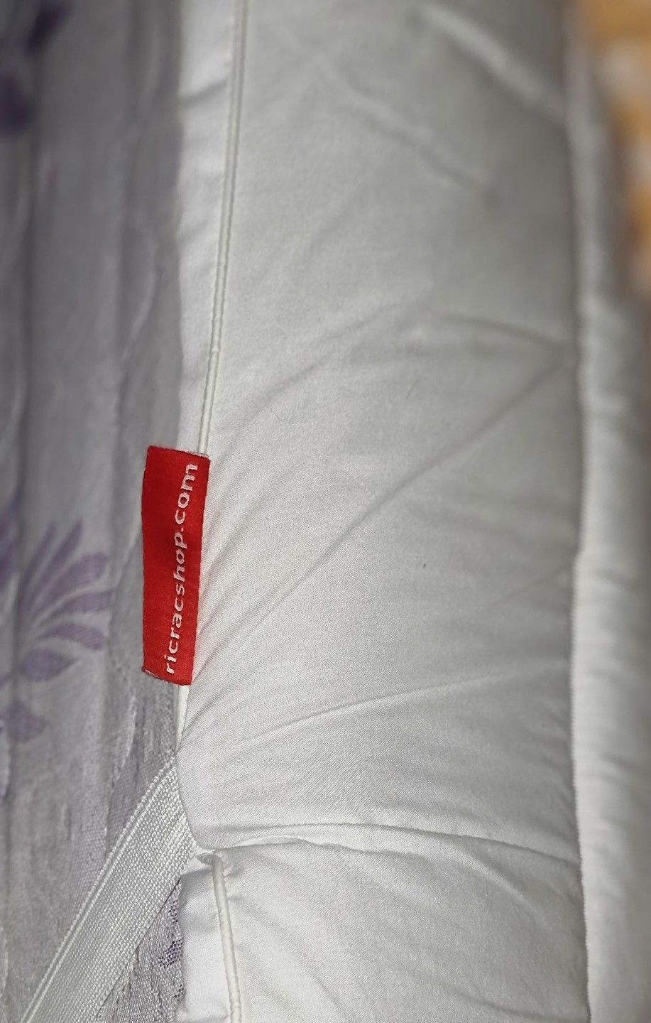 Customer photo review of Micro Fiber Topper Mattress