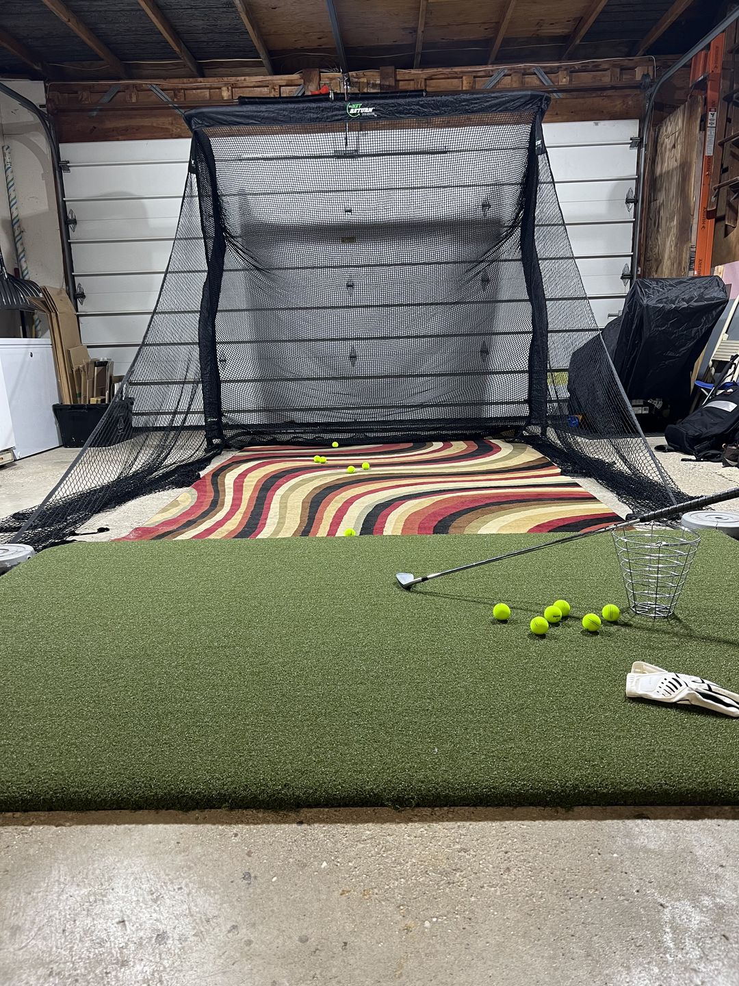 Customer photo review of The Net Return Pro Series V2 Golf Net