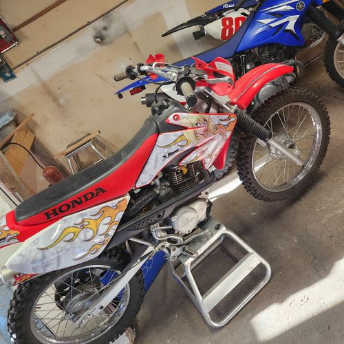 Customer photo review of Honda CRF 100 Graphics