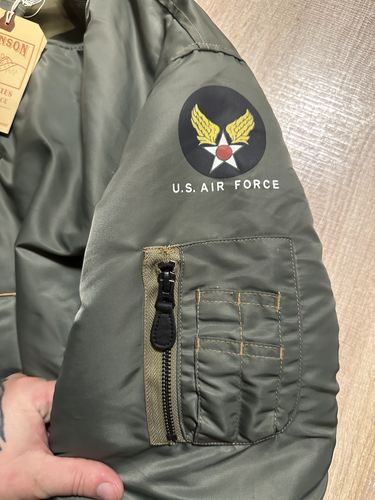 Customer photo review of 1950s USAF Type MA-1 Flight Jacket