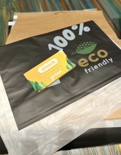 Customer photo review of Compostable Mailing Bags