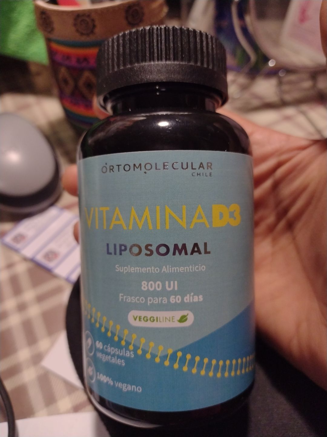 Customer photo review of Vitamina D3 liposomal 800 UI-60 cáps