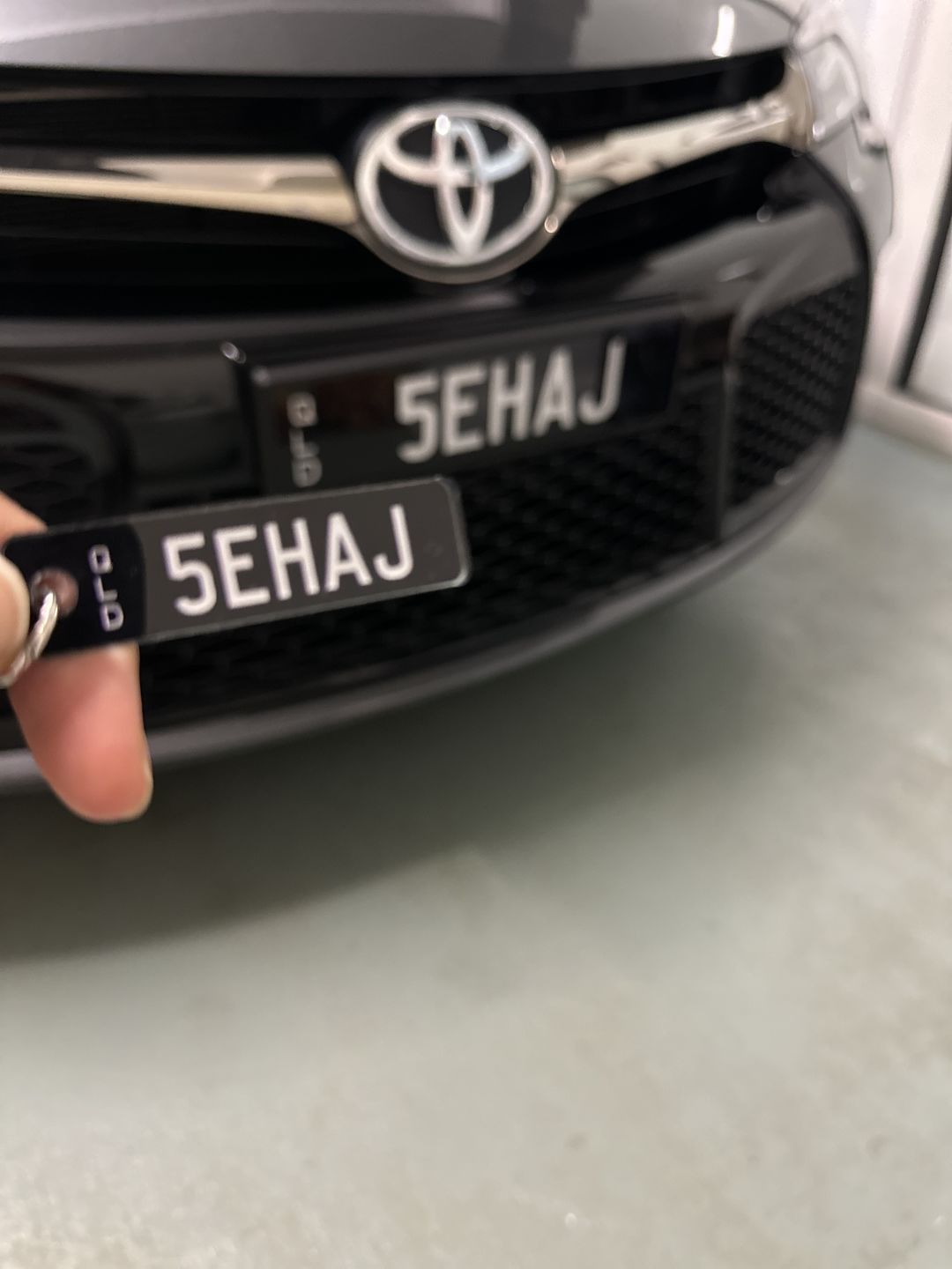 Customer photo review of Custom Design Keychain 🔑