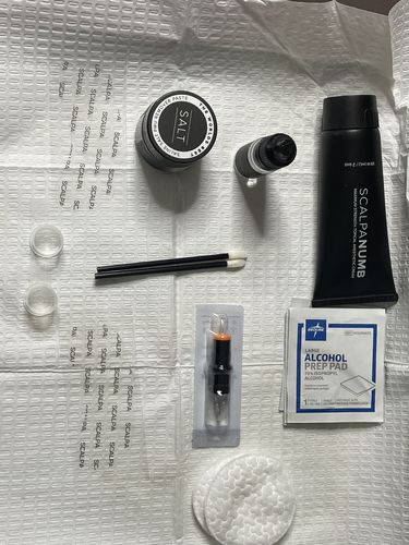 Customer photo review of Scalpa Numb - Pre Procedure