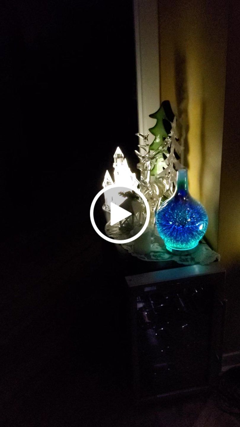 Customer video review of Oil Aroma Diffuser 3D Glass