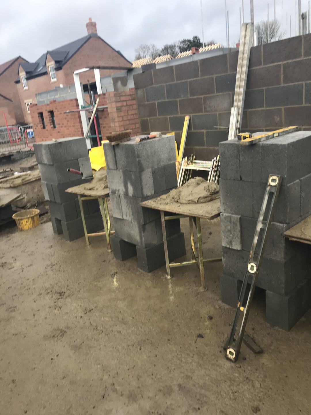 Customer photo review of Zinc Plated Mortar / Spot Board Stand - with feet