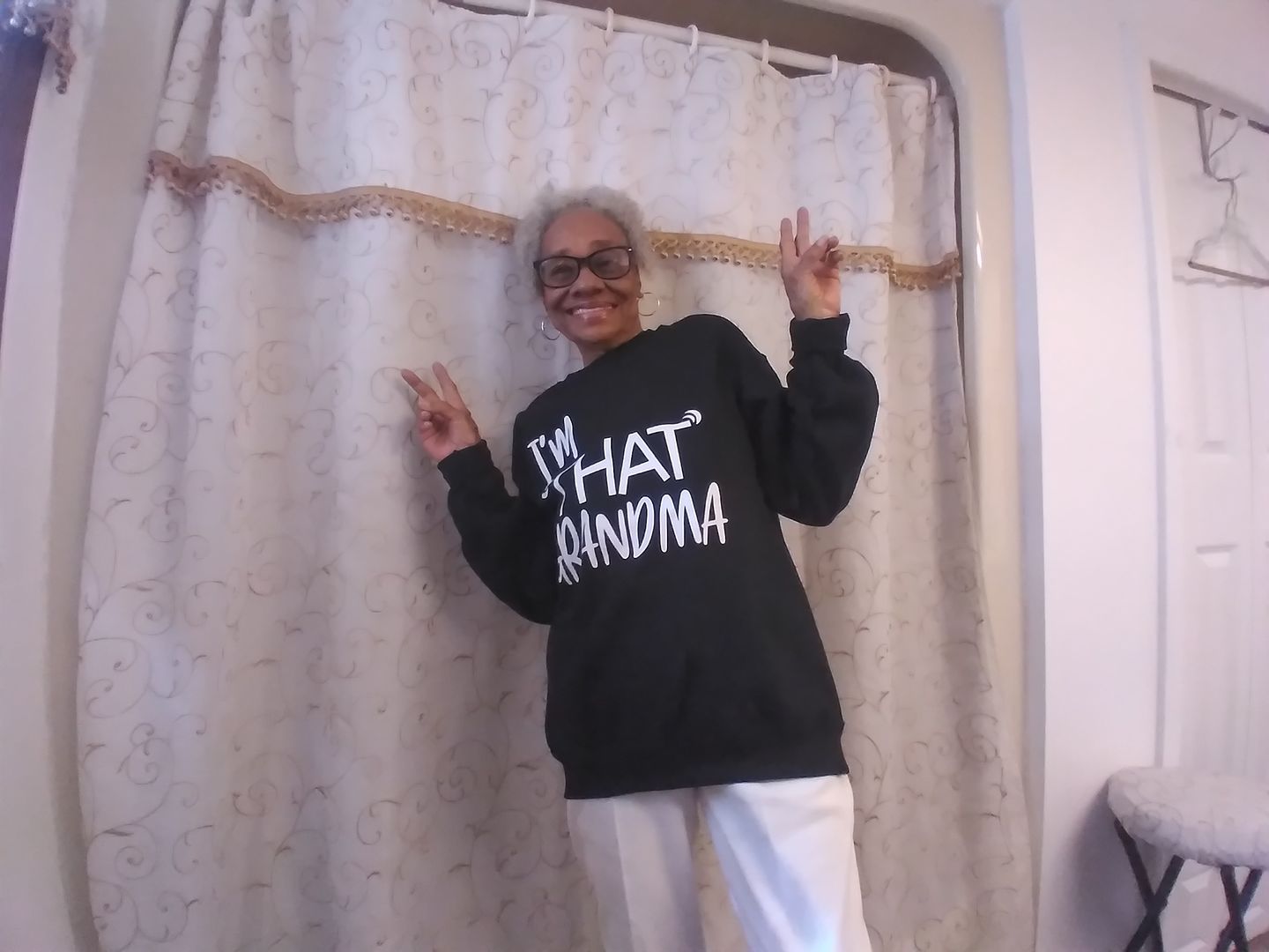 Customer photo review of I'm That Grandma Sweatshirt