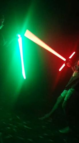 Customer photo review of The Learner lightsaber
