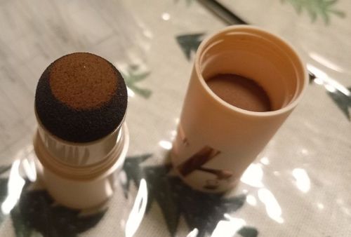 Customer photo review of O.TWO.O EYEBROW CUSHION POWDER