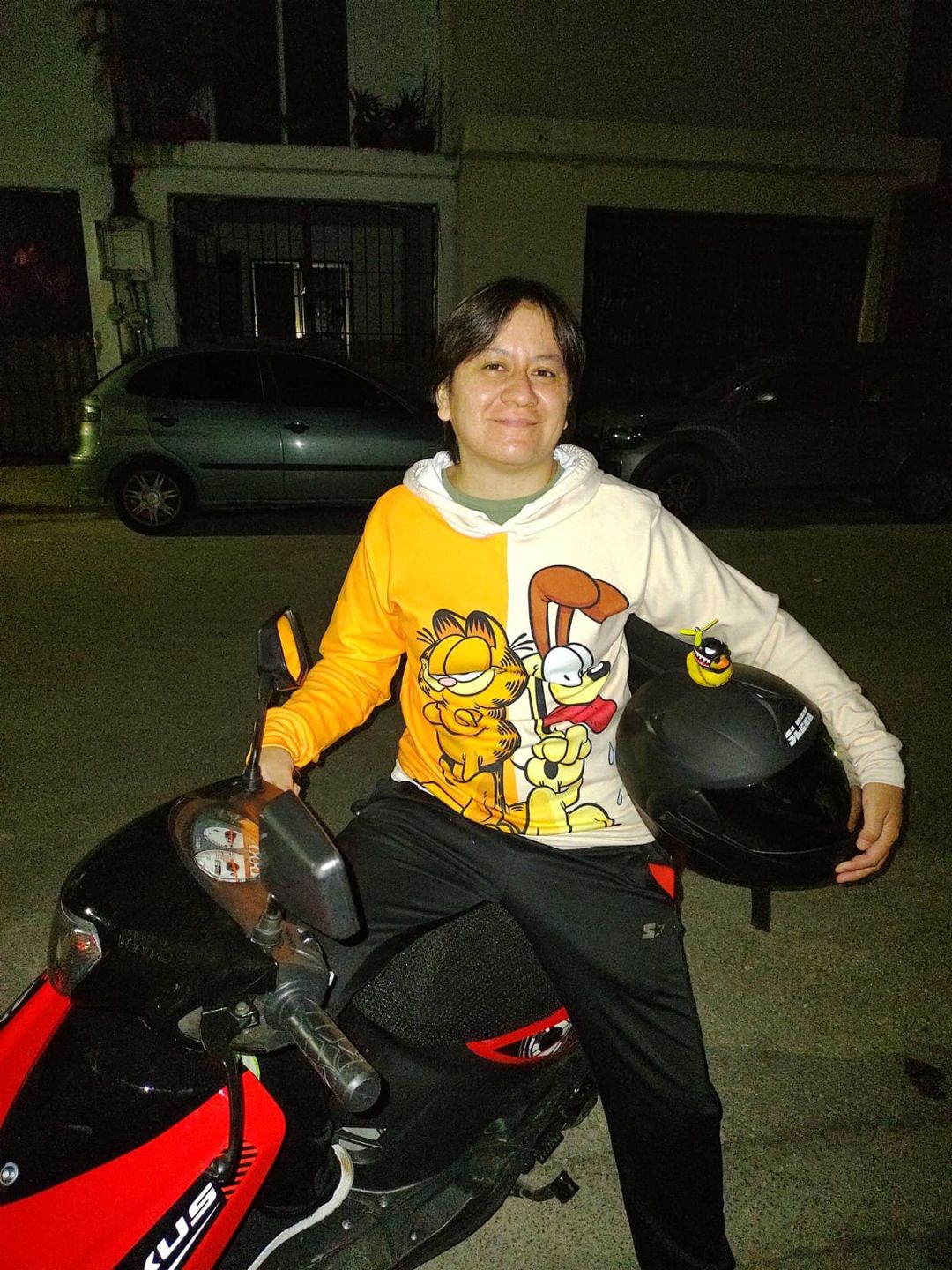 Customer photo review of Sudadera Garfield y Odie Duo