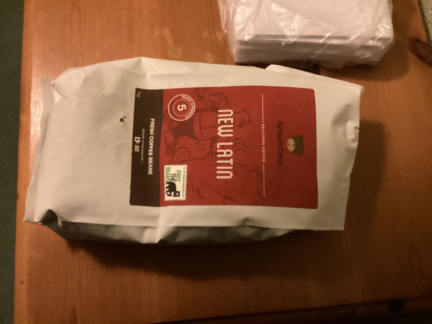 Customer photo review of New Latin Espresso Coffee, Strength 5, Dark Roast