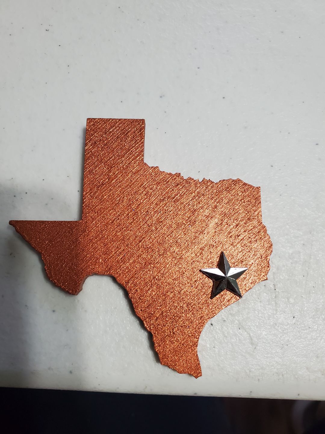 Customer photo review of Unfinished Wood Texas Shape - State - Craft - up to 24" DIY