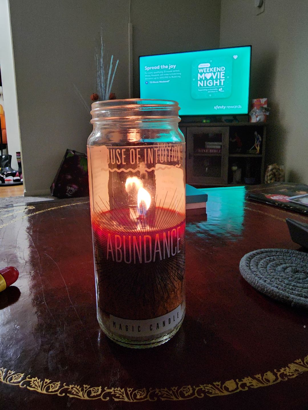 Customer photo review of Abundance Magic Candle