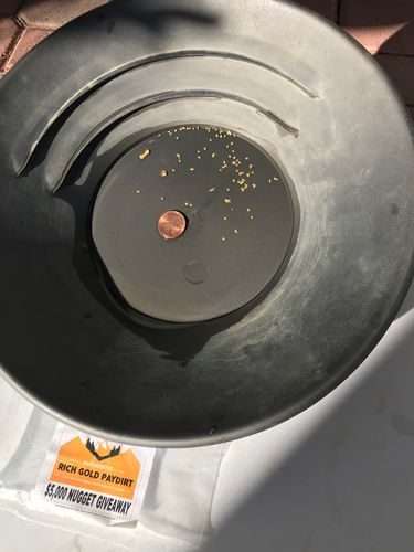 Customer photo review of *BOGO* Goldn Paydirt '$5,000 Nugget Giveaway' - Gold Panning Paydirt Concentrate