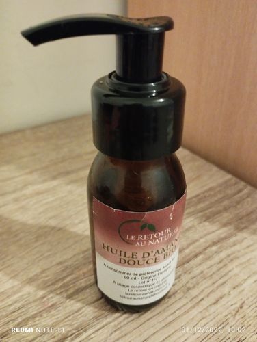 Customer photo review of HUILE D AMANDE DOUCE BIO