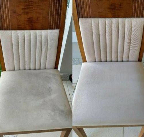 Customer photo review of Clyde's Leather Cleaning Foam
