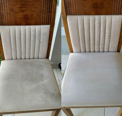 Customer photo review of Clyde's Leather Cleaning Foam