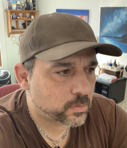 Customer photo review of Big Navy Dad Hat