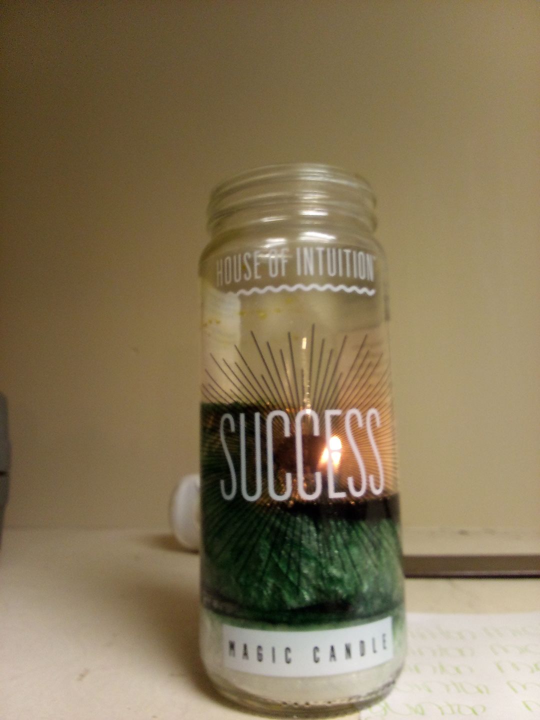 Customer photo review of Success Magic Candle