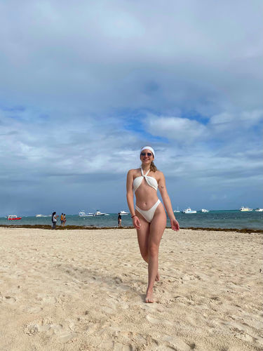 Customer photo review of The Kenzie Bottoms / White