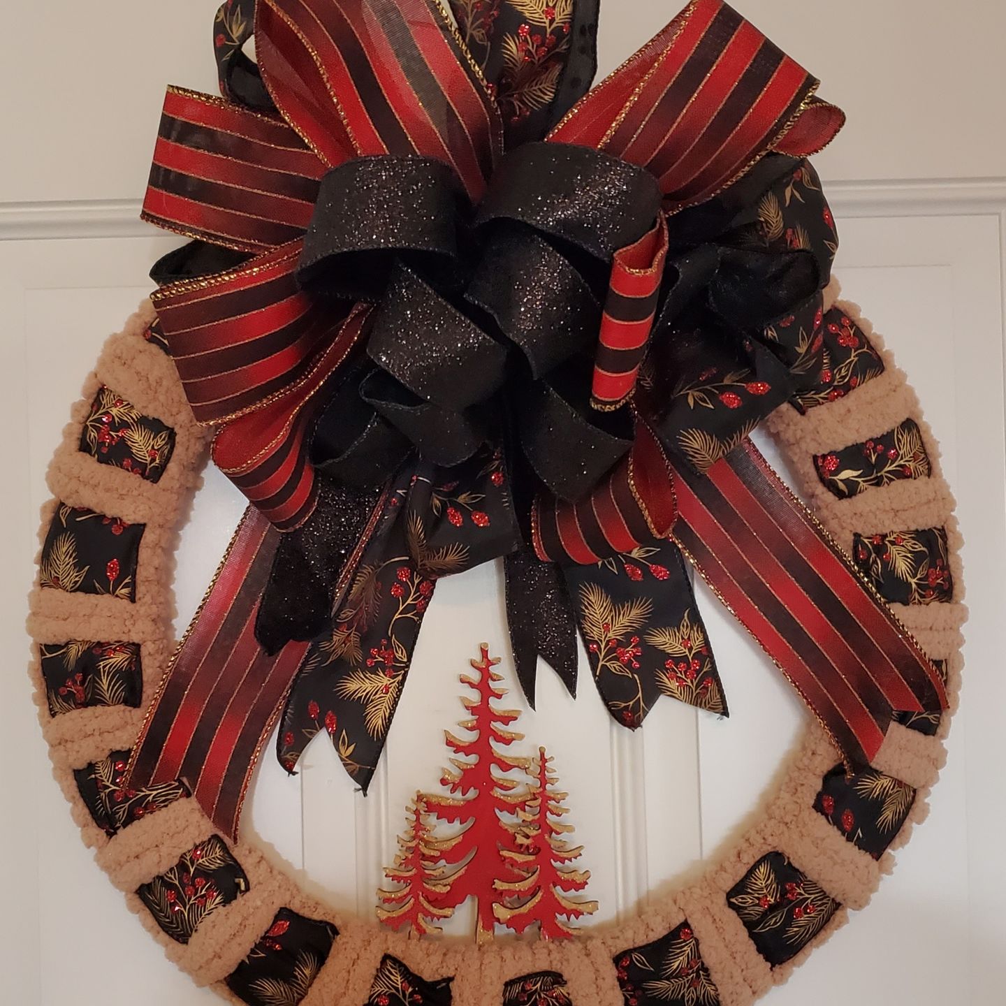 Customer photo review of Unfinished Wood Pine Tree Shape - Craft - up to 36"