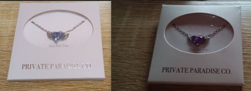 Customer photo review of Borahae Necklace