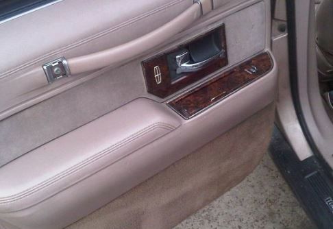 Customer photo review of Clyde's Leather Cleaning Foam