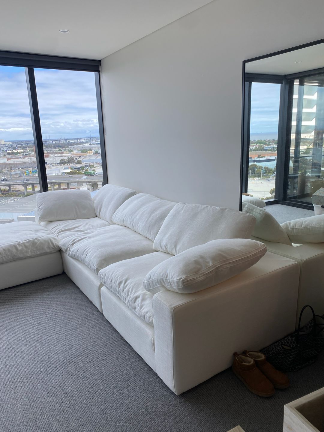 Customer photo review of Cloud Classic Modular | Customizable Corner Sofa Feather Down
