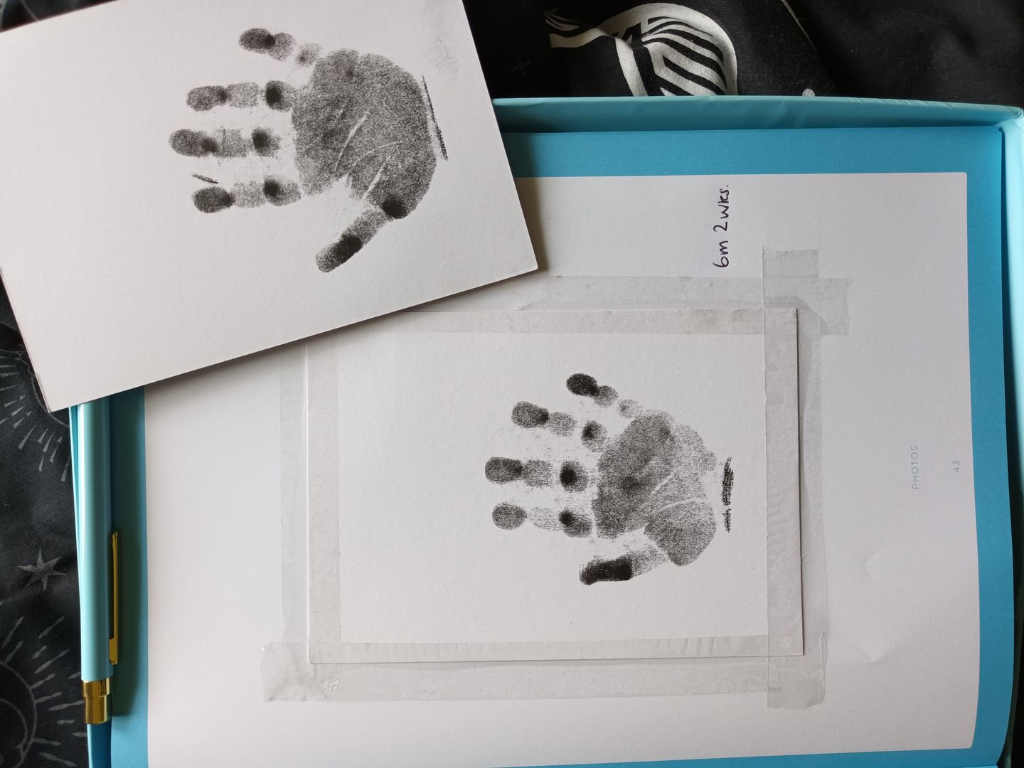Customer photo review of Mammas Milk Bar Inkless Print Keepsake