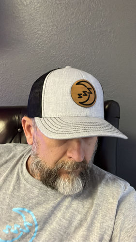 Customer photo review of [6 Pack] 112 Style Leather Patch Trucker Hats - Round Patch