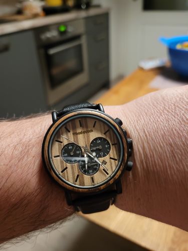 Customer photo review of Wood o'clock - Kastanie