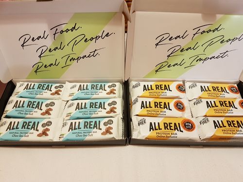 Customer photo review of Choc Sea Salt Protein Bar