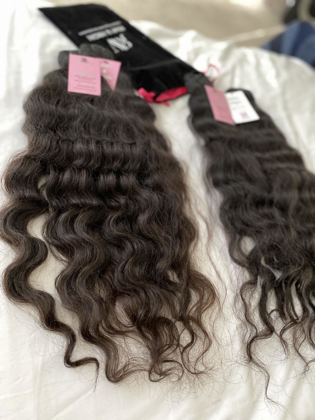 Customer photo review of Raw Indian Curly Hair
