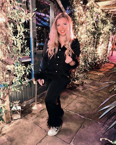 Customer photo review of RENT Nadine Merabi Darcie Pyjamas (RRP £150)