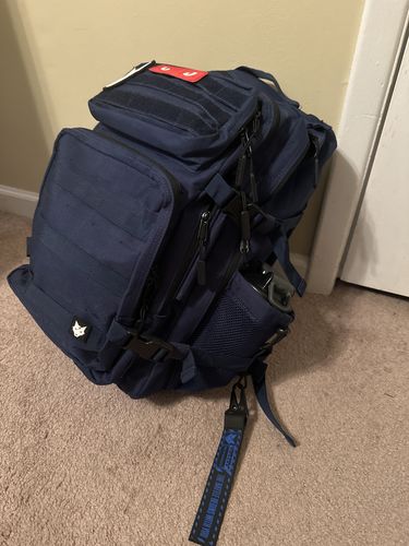 Customer photo review of Gen 3 Blue 45L Backpack