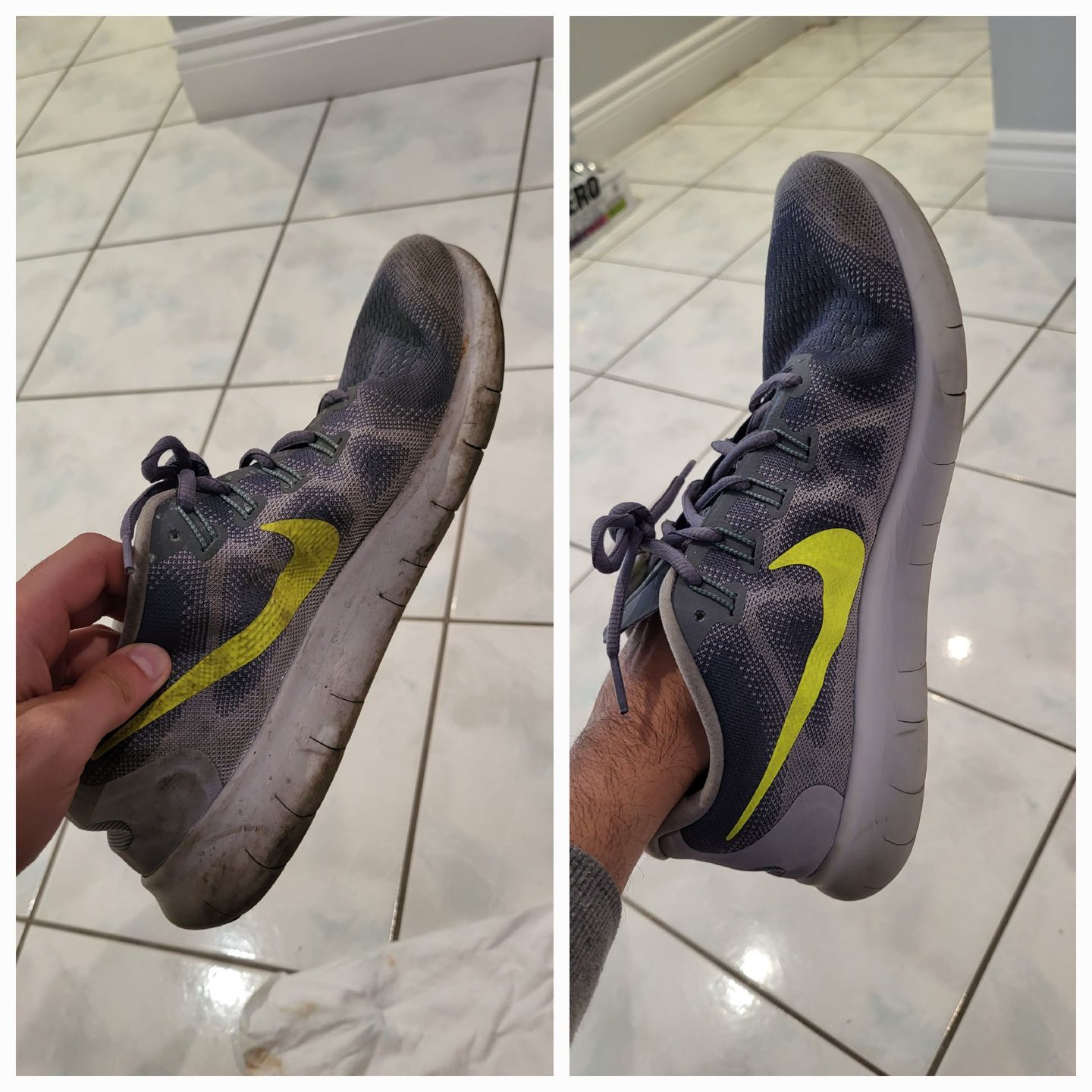 Customer photo review of Sneaker Care Kit