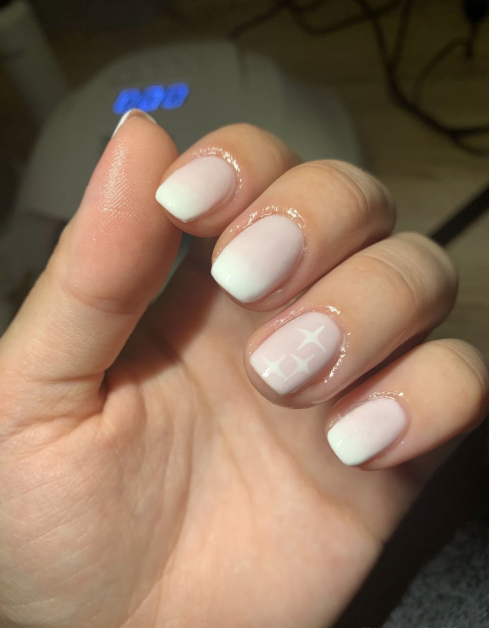 Customer photo review of Semilac Care Base Coat UV Gel Polish 7 ml