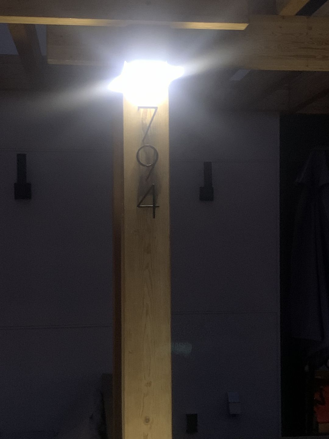 Customer photo review of BigM Heavy Duty 212 LED Solar Security Light With Motion Sensor for Outdoor, Front Yard, Backyard, Patio, Deck, Fence, Garden of House & Cottage