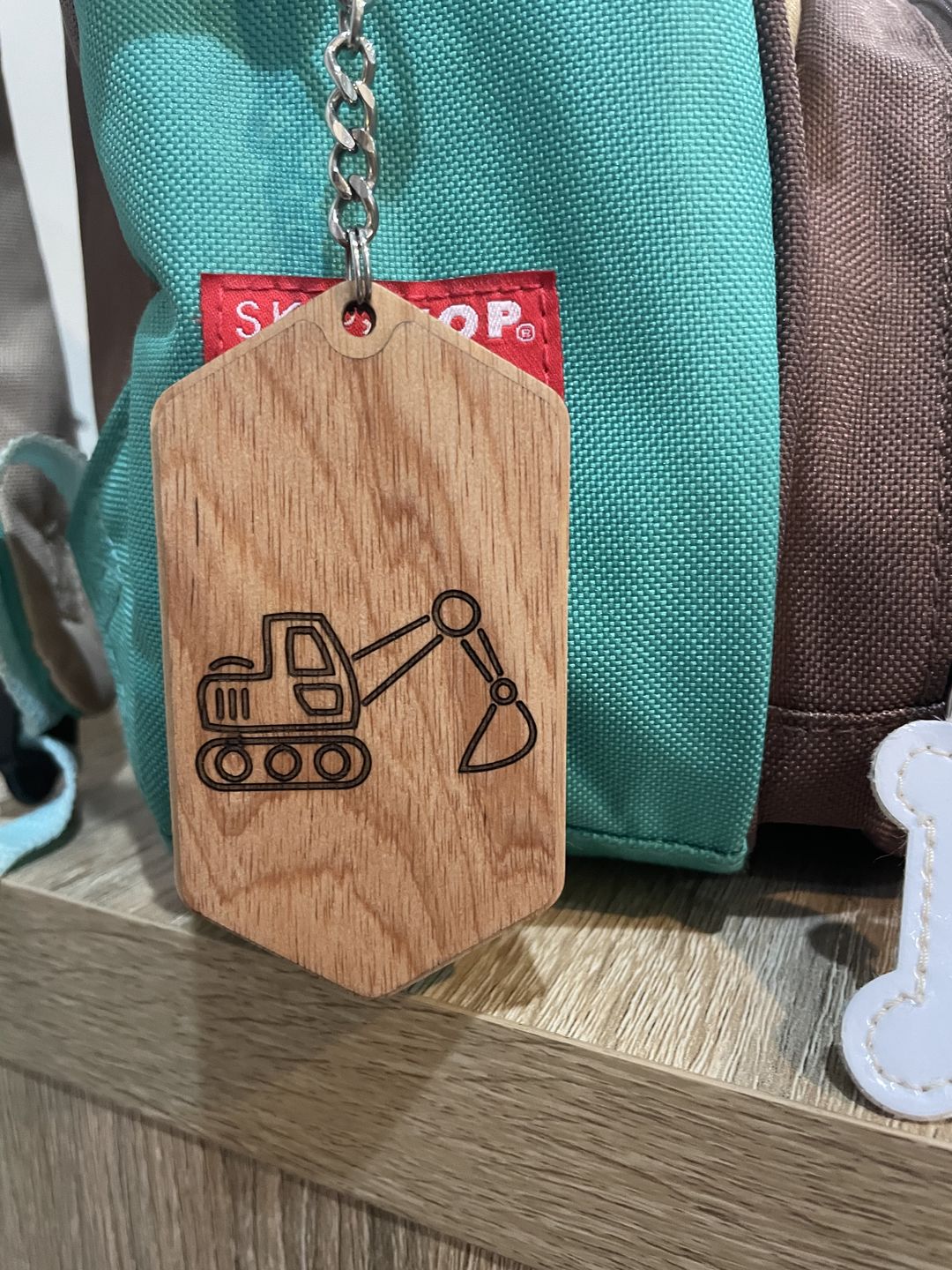 Customer photo review of Personalised Bag Tag