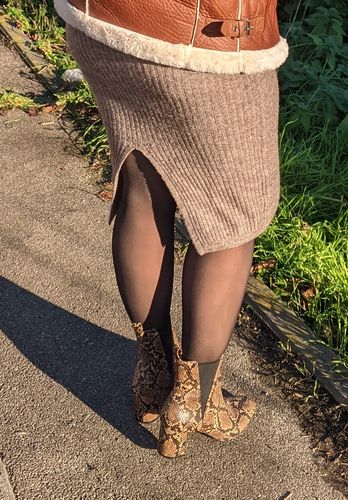 Customer photo review of Fleece Strumpfhose Bella (NEU)