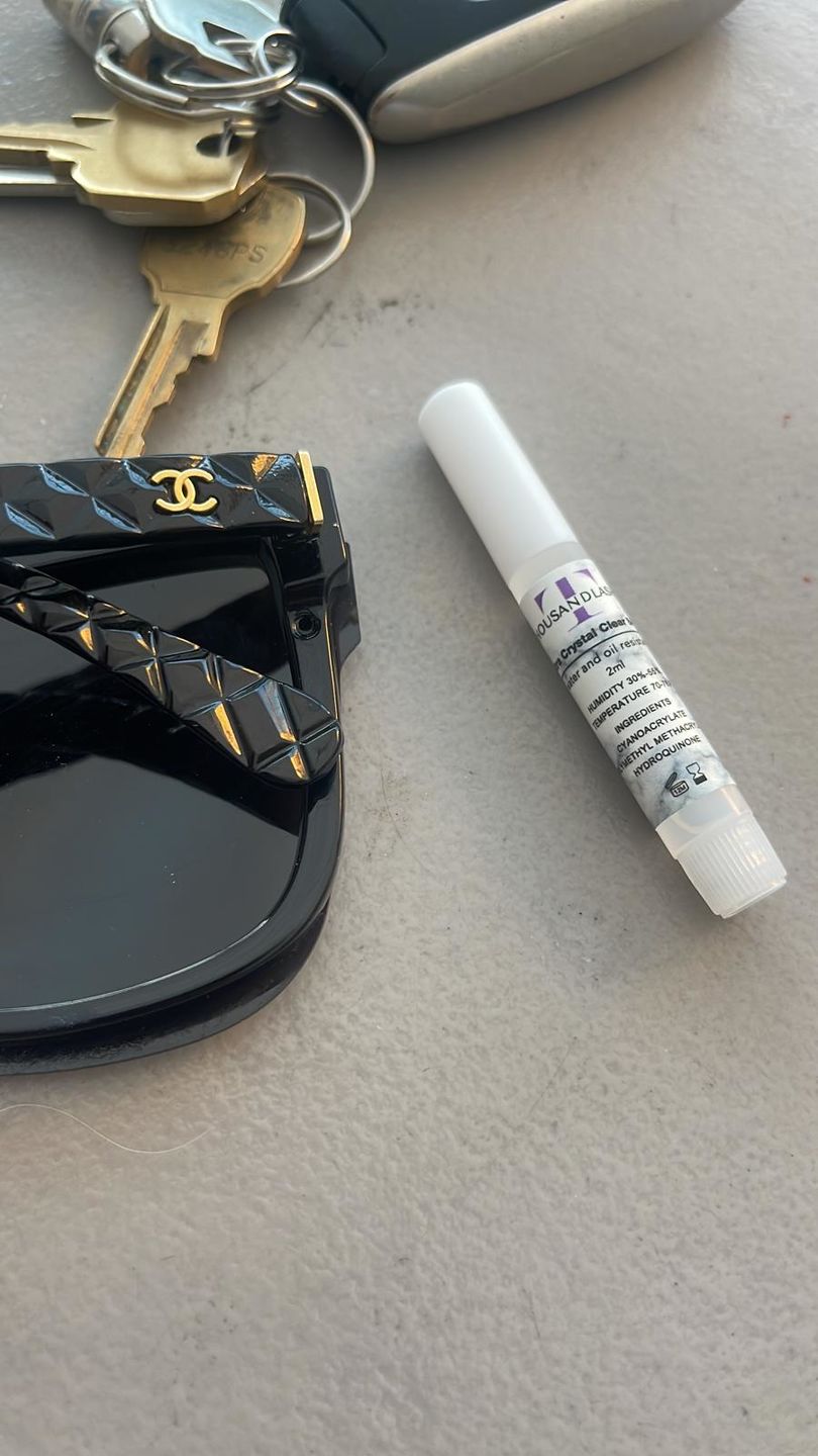 Customer photo review of LASH ADHESIVE SAMPLE