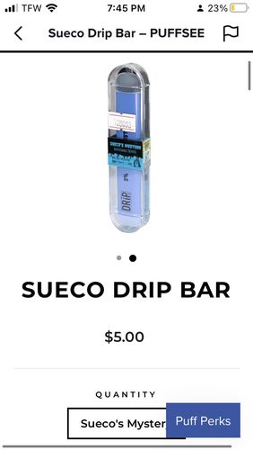 Customer photo review of Sueco Drip Bar