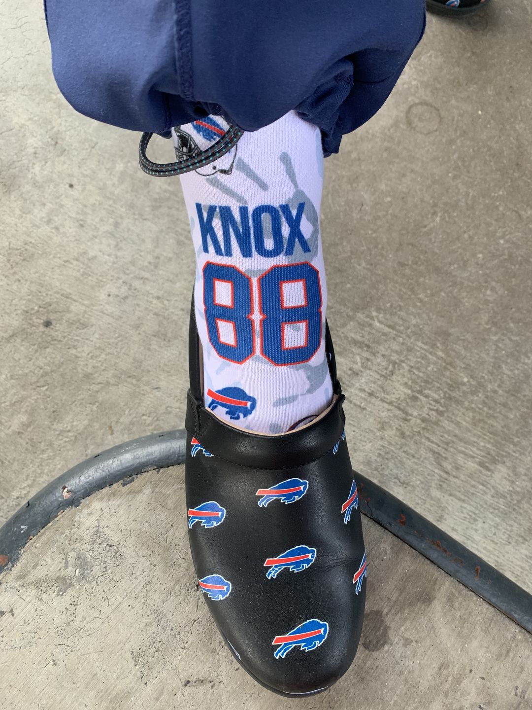 Customer photo review of Knox Sox - Buffalo Bills Poster Print