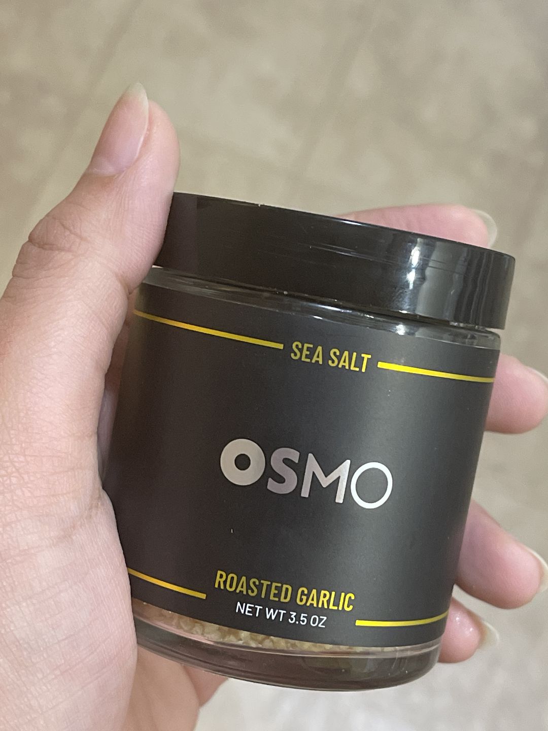 Customer photo review of Roasted Garlic Sea Salt | Chef Collection